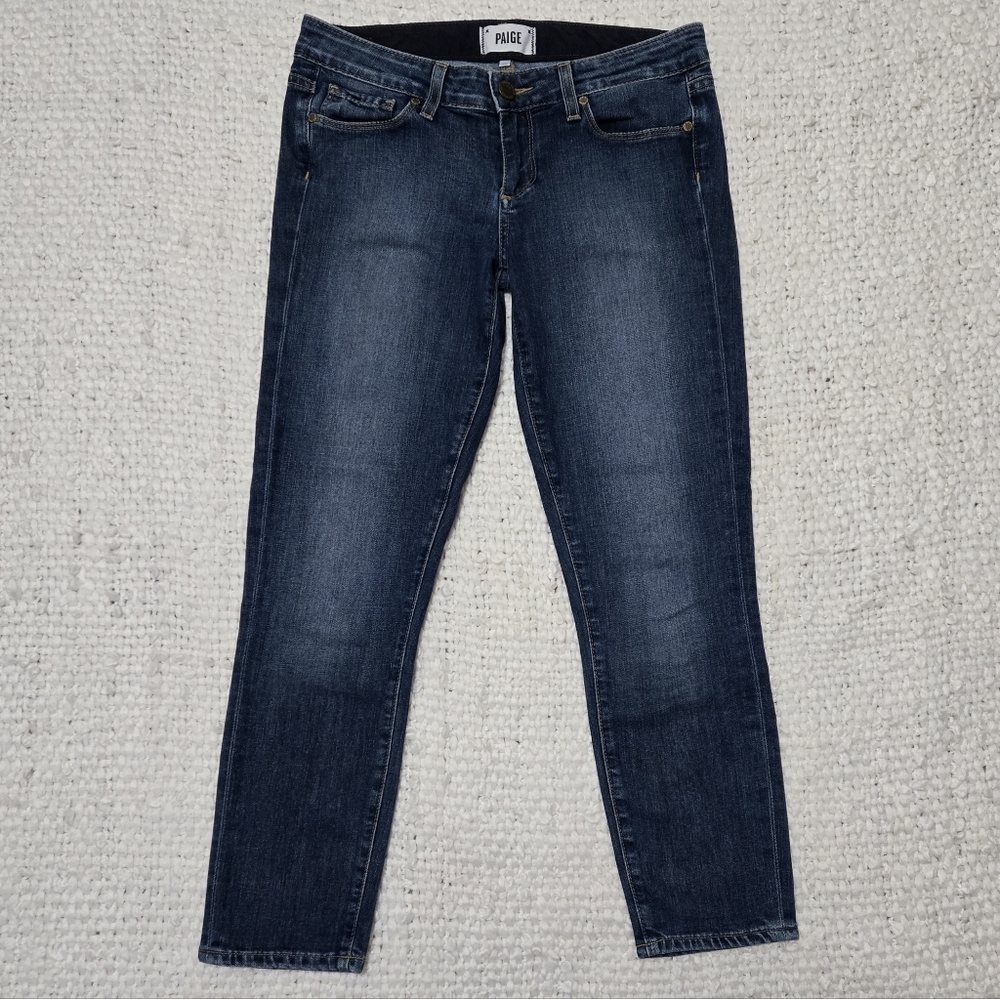 PAIGE Jeans Kylie Crop Dark Blue Size 26